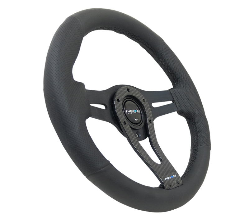 NRG Reinforced Steering Wheel (320mm) w/Carbon Center Spoke - My Store