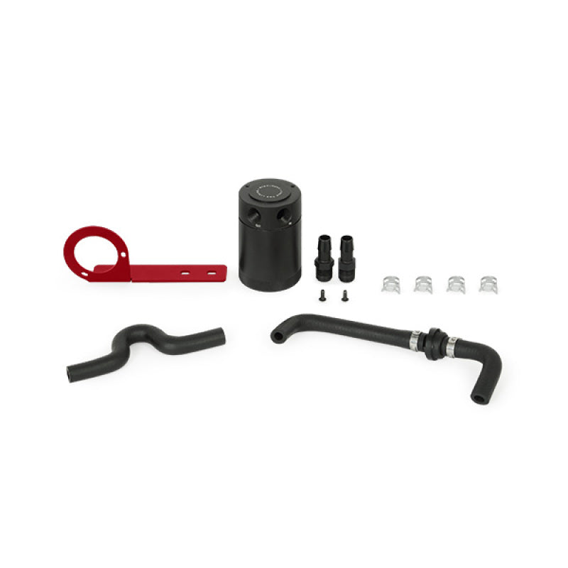 Mishimoto 2017+ Honda Civic Type R Baffled Oil Catch Can Kit - Red - Mammoth Racing -