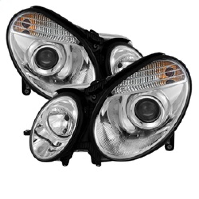Spyder Mercedes Benz E-Class 03-06 Projector Headlights Xenon/HID Model- Chrm PRO-YD-MBW21103-HID-C - Mammoth Racing -
