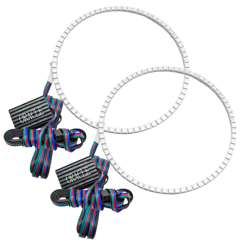 Oracle 2021 Ford Bronco Base Headlight LED Halo Kit - ColorSHIFT - w/o Controller - Mammoth Racing -