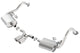 Borla 14-15 Porsche Cayman/Boxster (981) RWD 2Dr Dual Center Rear Exit Catback 4in Tip Exhaust Sys - Mammoth Racing -