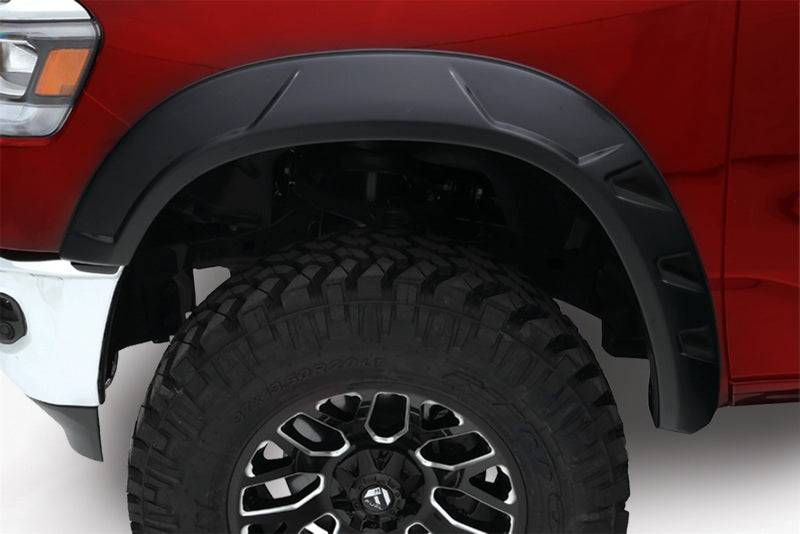 Bushwacker 09-18 Ram 1500 w/ 67.4in Fleetside Bed (Ex. R/T and Rebel) DRT Style Flares 4pc - Black - Mammoth Racing -