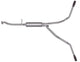 Gibson 99-01 Chevrolet Silverado 1500 Base 4.3l 2.5in Cat-Back Dual Extreme Exhaust - Stainless - Mammoth Racing -
