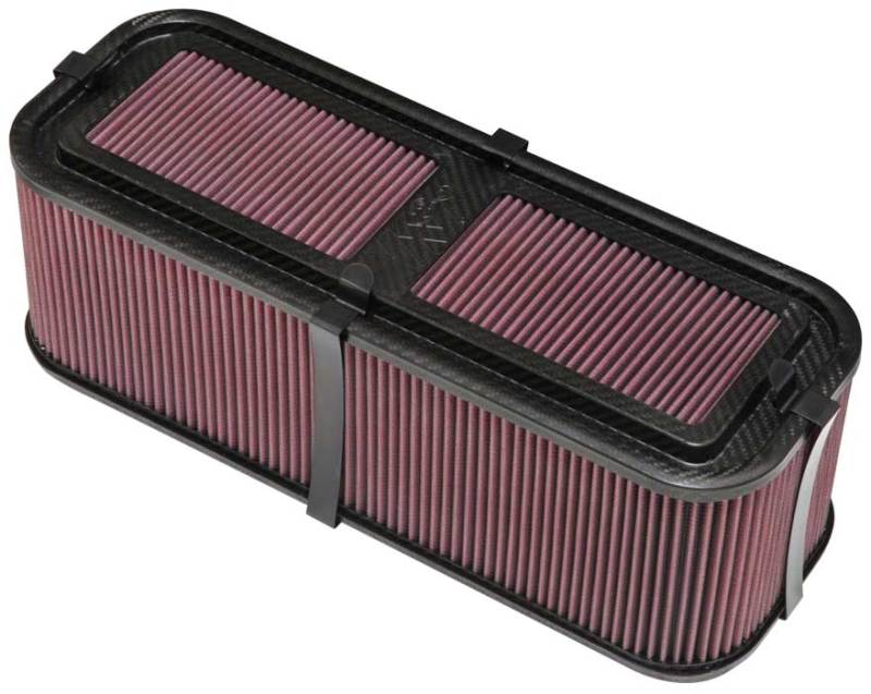K&N Custom Racing Assembly 19in x 6.5in Carbon Fiber Air Filter - Mammoth Racing -