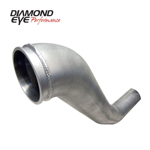 Diamond Eye DWNP 4in TB SGL HX40 TURBO-DIRECT FLANGE SS DODGE 5.9L 2500/3500 94-02
