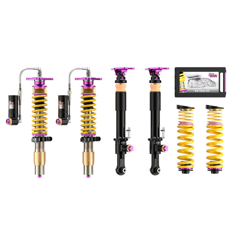 KW 2021+ BMW M3 (G80) Sedan 2WD / M4 (G82) Coupe 2WD (Incl. Comp) V4 Clubsport Coilover Kit 3-Way - Mammoth Racing -