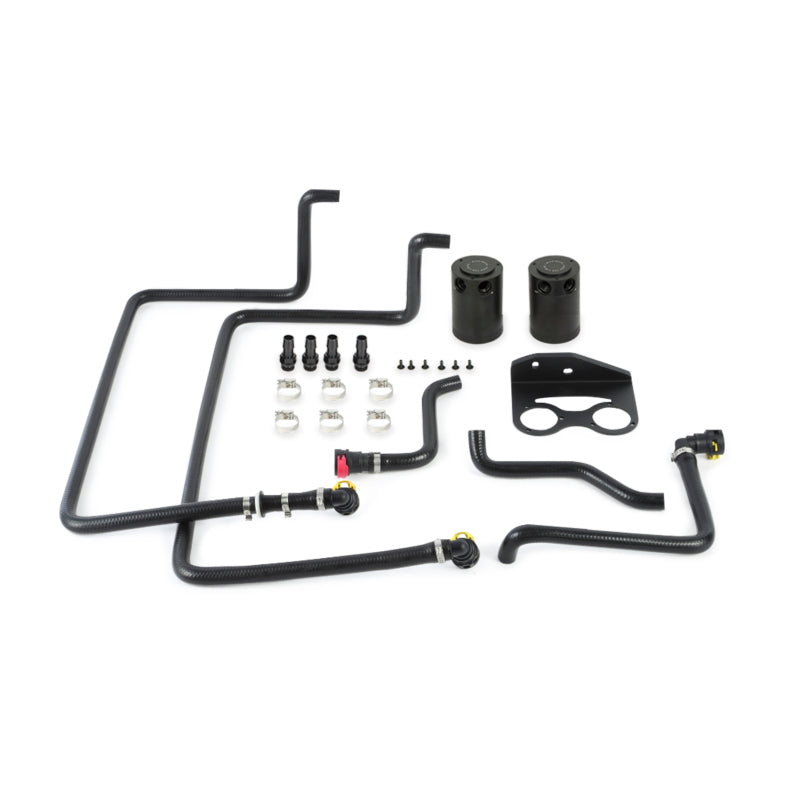 Mishimoto 15-17 Ford F-150 2.7L EcoBoost Baffled Oil Catch Can - Black - Mammoth Racing -