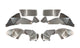 Fishbone Offroad 2018+ Jeep Wrangler JL Front/Rear Set of 4 Aluminum Raw Inner Fenders - My Store