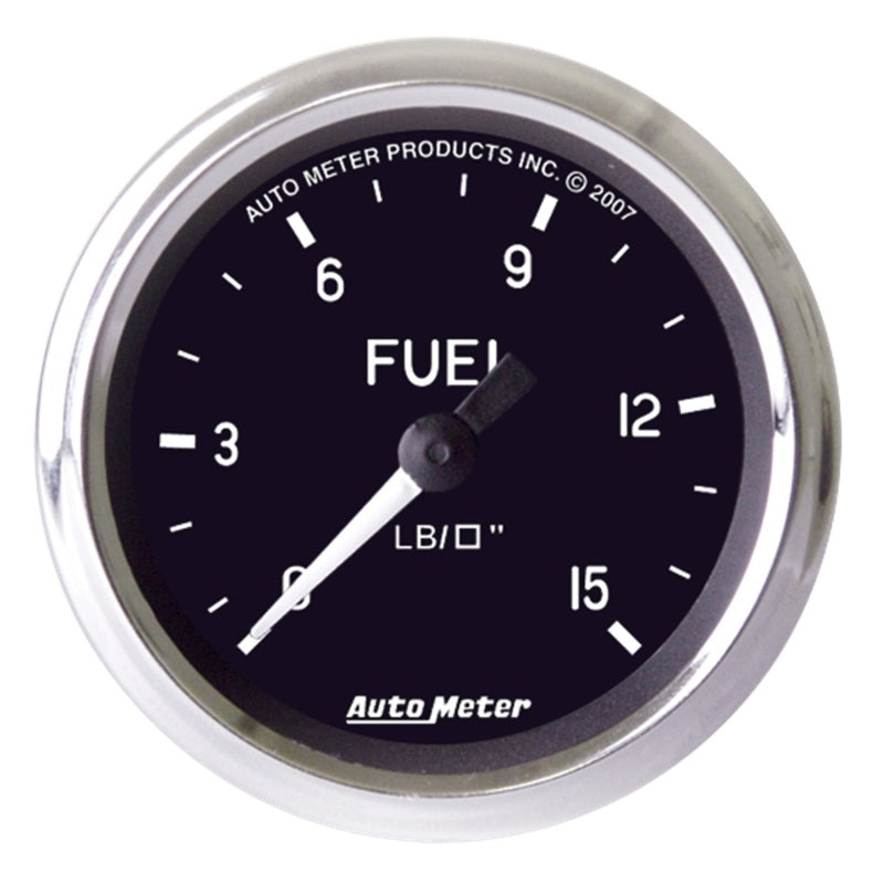 Autometer Cobra 2 inch 0-15 PSI w/ ISO Fuel Pressure Gauge - My Store