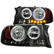 ANZO 1997-2004 Dodge Dakota Crystal Headlights Black 1pc - My Store