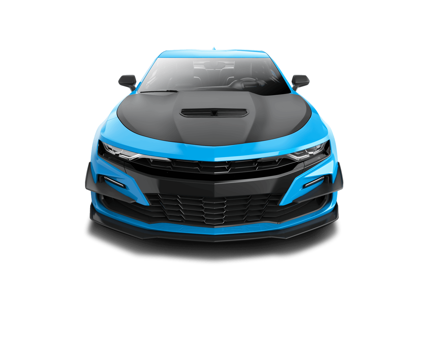 Drake Muscle Cars 2019+ Dive Planes, Smooth Satin Black Finish - Mammoth Racing -