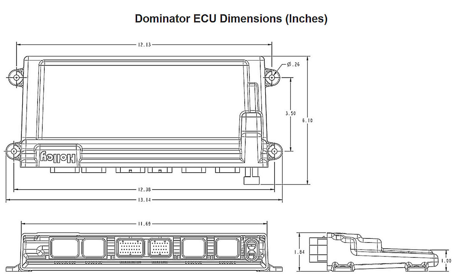 Dominator EFI Kit - Ford Main Harness with EV1 Injector Harness 550-653 - Mammoth Racing -