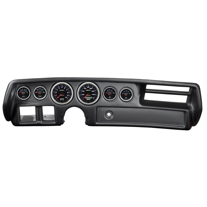 Autometer Cobalt 70-72 Chevelle/ El Camino/ Malibu Dash Kit 6pc Tach/ Mph/ Fuel/ Oil/ Wtmp/ Volt - My Store