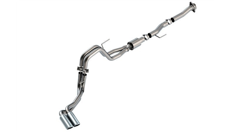 Borla F-150 2021 5.0L 2dr RC SB (122.8 WB) XL/XLT 3/2.25 DSE Cat-Back ATAK Chrome Tips - Mammoth Racing -