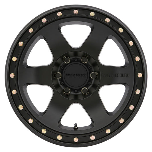 Method Mr310 Con6 18x9 +18mm Offset 6x5.5 106.25mm CB Matte Black Wheel