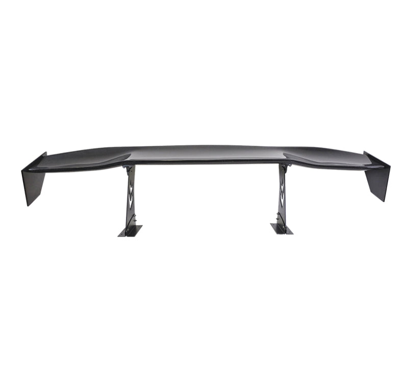 NRG Carbon Fiber Spoiler - Universal (69in.) w/NRG Logo / Stand Cut Out / Large Side Plate - My Store