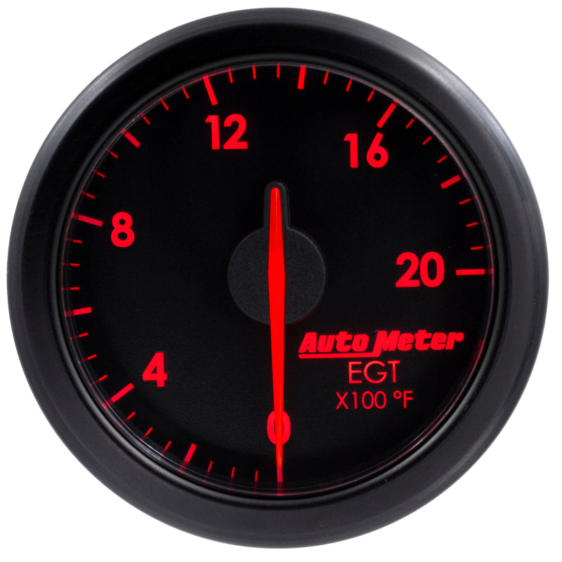 Autometer Airdrive 2-1/16in EGT Gauge 0-2000 Degrees F - Black - My Store