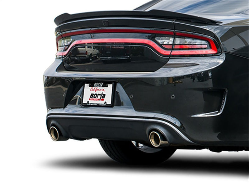 Borla 15-16 Dodge Charger Hellcat 6.2L V8 ATAK Catback Exhaust w/ Valves No Tips Factory Valance - My Store