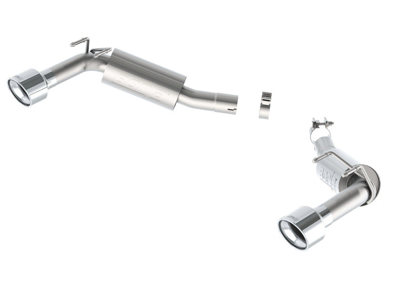Borla 14-15 Camaro SS 6.2L V8 RWD Single Split Rr Exit S-Type Exhaust (rear section only) - My Store