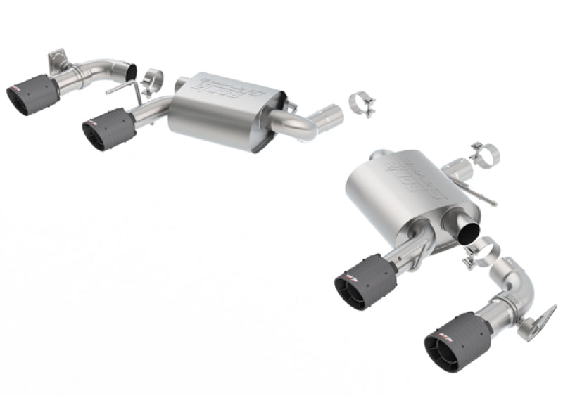 Borla 2016-2017 Chevrolet Camaro SS AT/MT RWD S-type Exhaust (w/ Dual Mode Valves) - Black CF Tip - My Store