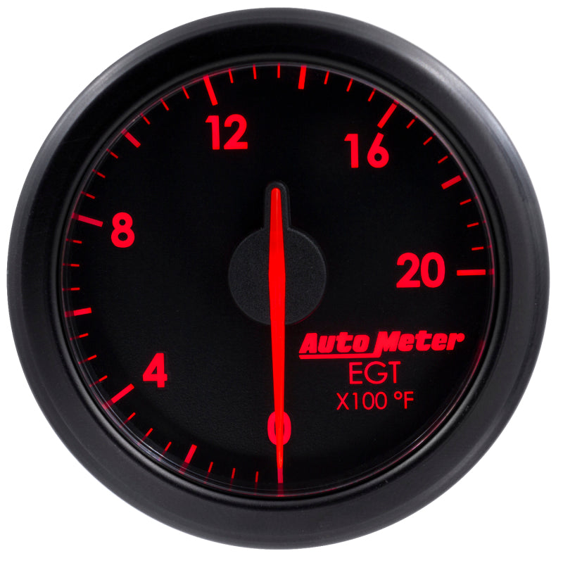 Autometer Airdrive 2-1/16in EGT Gauge 0-2000 Degrees F - Black - My Store
