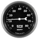 Auto Meter Gauge Tachometer 3 3/8in 8k RPM In-Dash Old Tyme Black - My Store