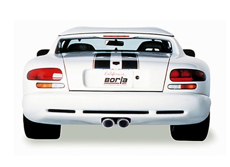 Borla 96-02 Viper GTS/R/T-10 Coupe/Convertible 2dr w/ 2.5in Inlets SS Catback Exhaust System - My Store