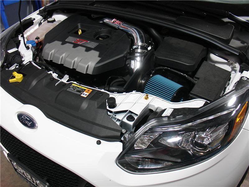 Injen 13-14 Ford Focus ST 2.0L (t) 4cyl Polished Short Ram Intake w/MR Tech & Heat Shield - Mammoth Racing -
