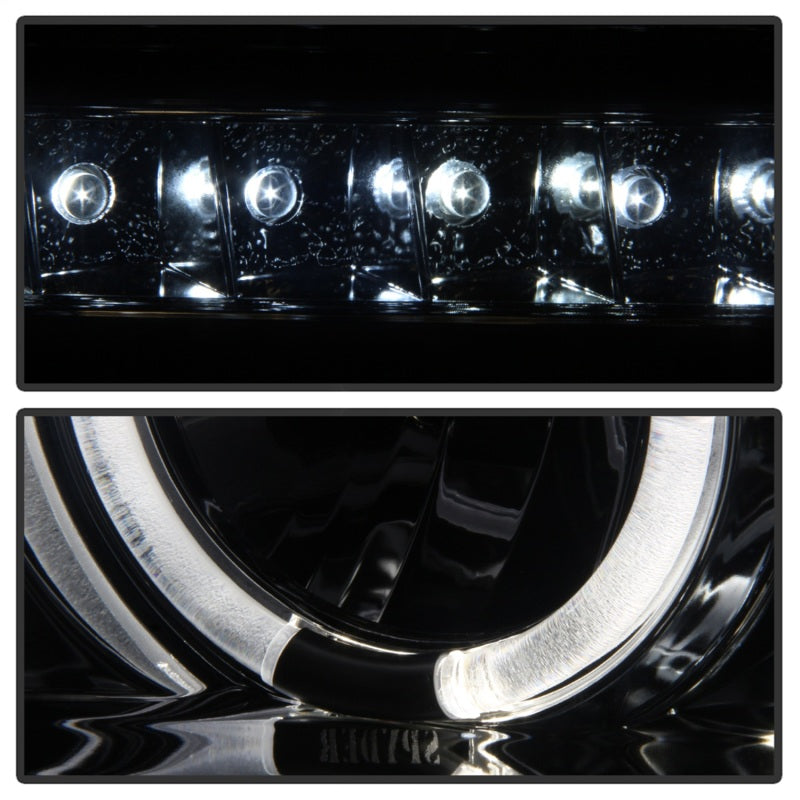 Spyder Toyota Tundra 07-13 Projector Headlights LED Halo LED Smke PRO-YD-TTU07-HL-SM - Mammoth Racing -