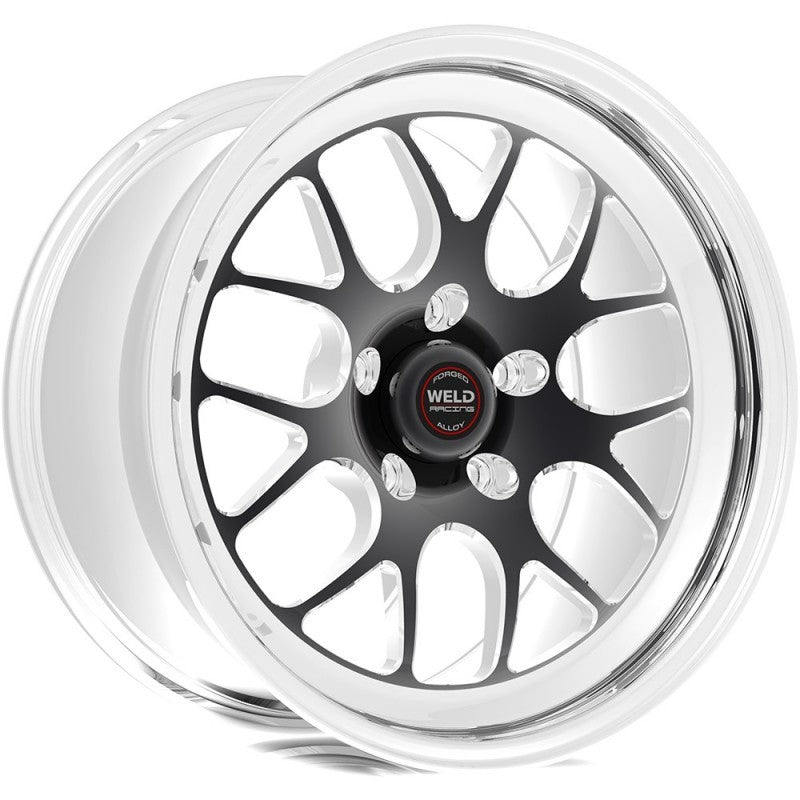 Weld S77 17x11 / 5x115mm BP / 5.8in. BS Black Wheel (Medium Pad) - Non-Beadlock - Mammoth Racing -