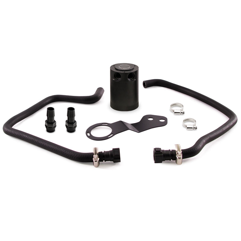 Mishimoto 2016+ Chevrolet Camaro SS Baffled Oil Catch Can Kit - Black - Mammoth Racing -