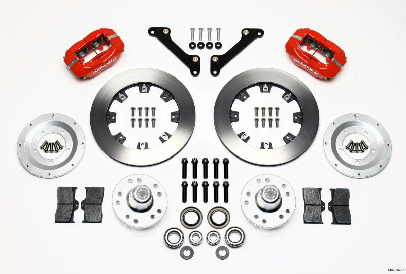 Wilwood Forged Dynalite Front Kit 12.19in Drilled Red 70-78 Camaro - My Store