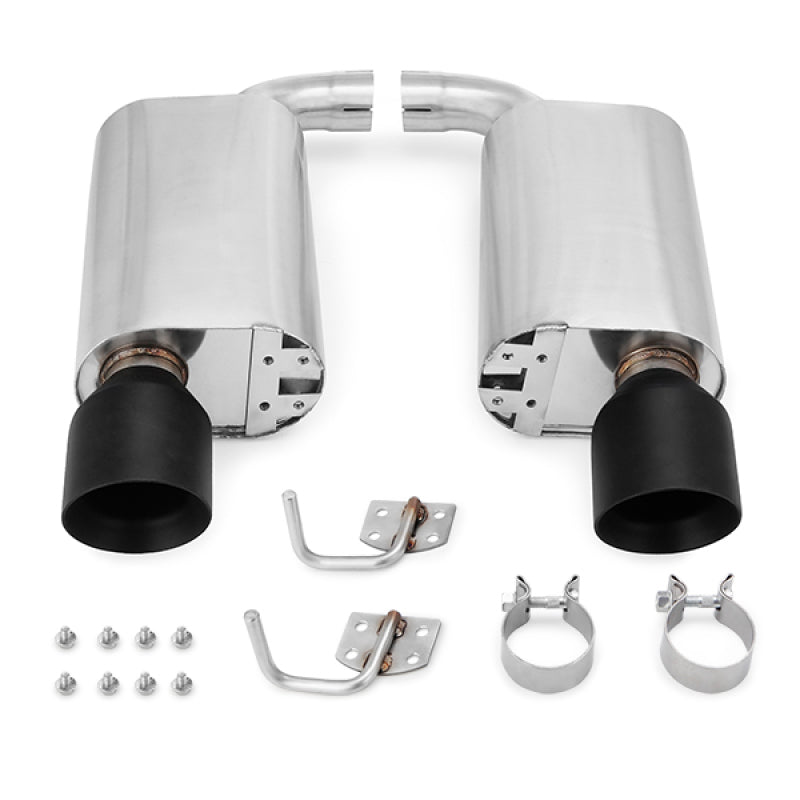 Mishimoto 2015+ Ford Mustang GT Street Axleback Exhaust w/ BlackTips - Mammoth Racing -