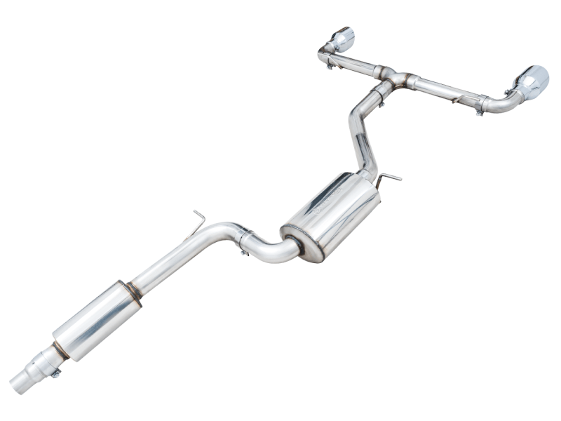 AWE 2022 VW GTI MK8 Touring Edition Exhaust - Chrome Silver Tips - My Store