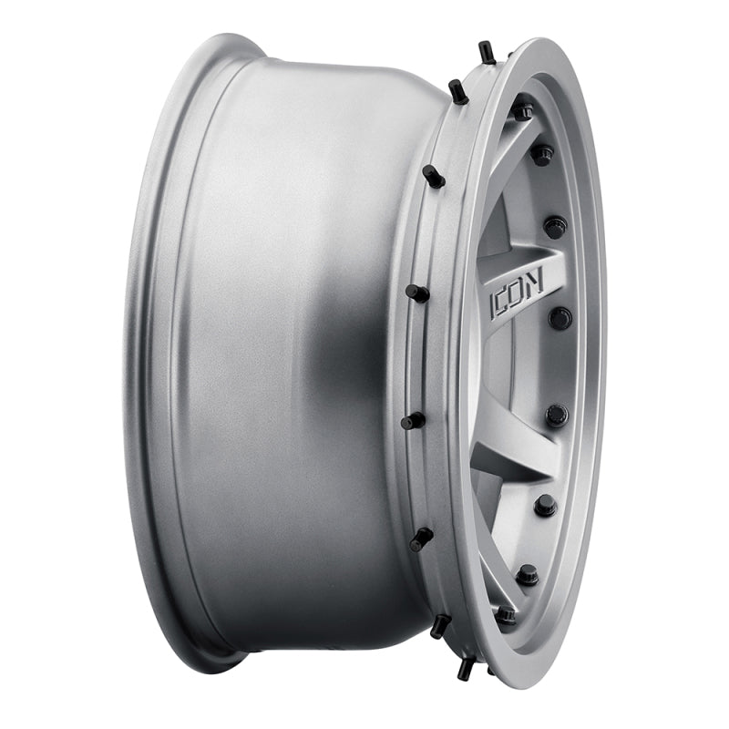 Icon Rebound Pro 17x8.5 6x135 6mm Offset 5in BS 87.1mm Bore Satin Black Wheel - Mammoth Racing -