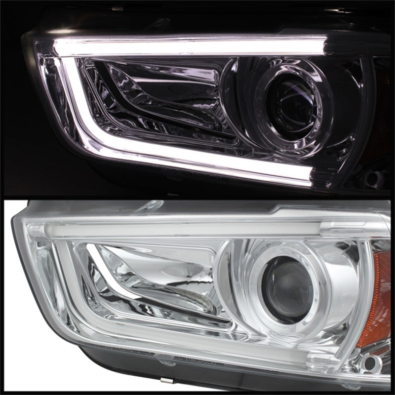 Spyder Dodge Charger 11-14 Projector Headlights Xenon/HID Model- DRL Chrm PRO-YD-DCH11-LTDRL-HID-C - Mammoth Racing -