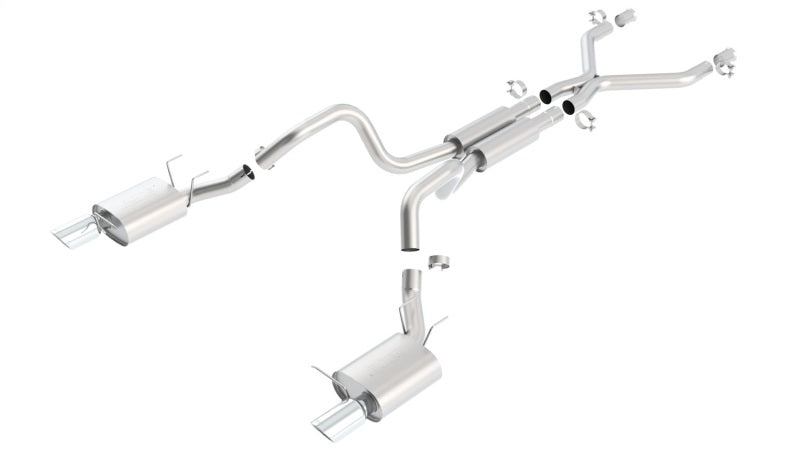 Borla 11-12 Ford Mustang GT/Shelby GT500 5.0L/5.45L 8cyl SS Catback Exhaust + inXin Pipe - My Store