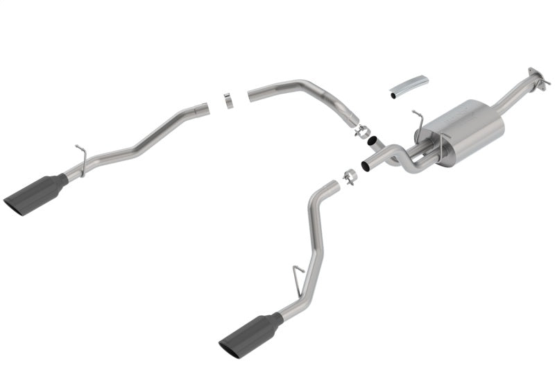Borla 2019 RAM 1500 5.7L V8 AT 4DR Crew Cab Short Bed Atak SS Catback Exhaust - Black Chrome Tip - My Store