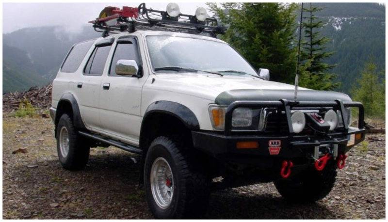 Bushwacker 90-95 Toyota 4Runner Extend-A-Fender Style Flares 4pc - Black - Mammoth Racing -