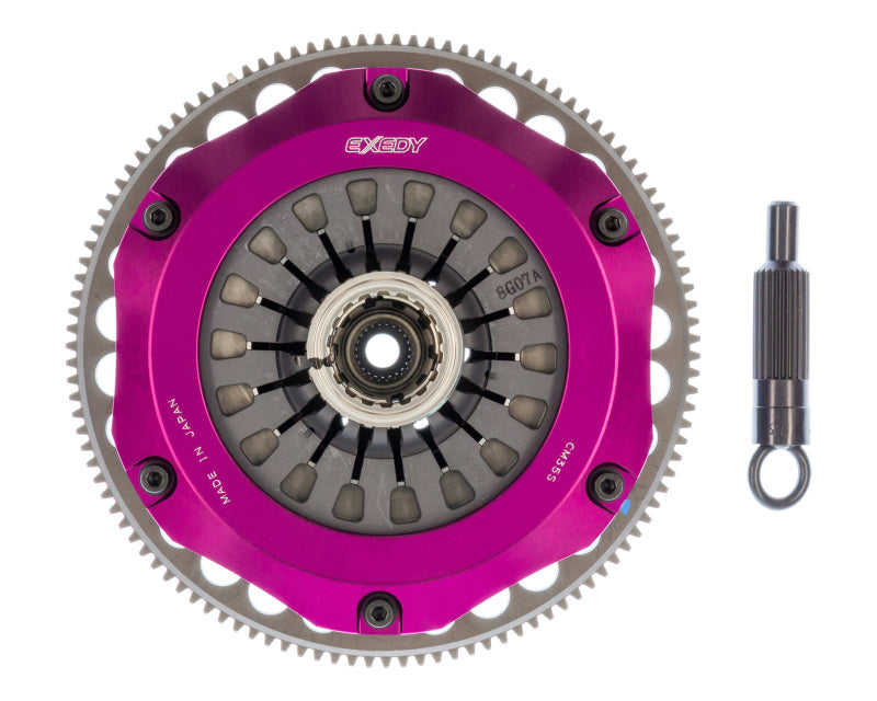 Exedy 1996-1996 Mitsubishi Lancer Evolution IV L4 Hyper Compe-R Twin Cerametallic Clutch Rigid Disc - Mammoth Racing -