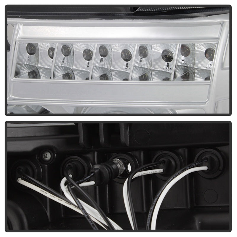 Spyder Toyota Tundra 07-13 Projector Headlights LED Halo LED Chrm PRO-YD-TTU07-HL-C - Mammoth Racing -