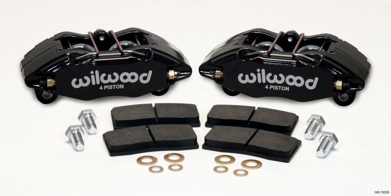 Wilwood Dpha Front Caliper & Pad Kit Black Honda / Acura w/ 262mm OE Rotor - Mammoth Racing -