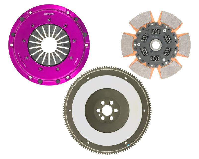 Exedy 1989-1993 Nissan Skyline GTR L6 Hyper Single Clutch Sprung Center Disc Push Type Cover - Mammoth Racing -