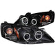 ANZO 2005-2010 Pontiac G6 Projector Headlights w/ Halo Black (CCFL) - Mammoth Racing -