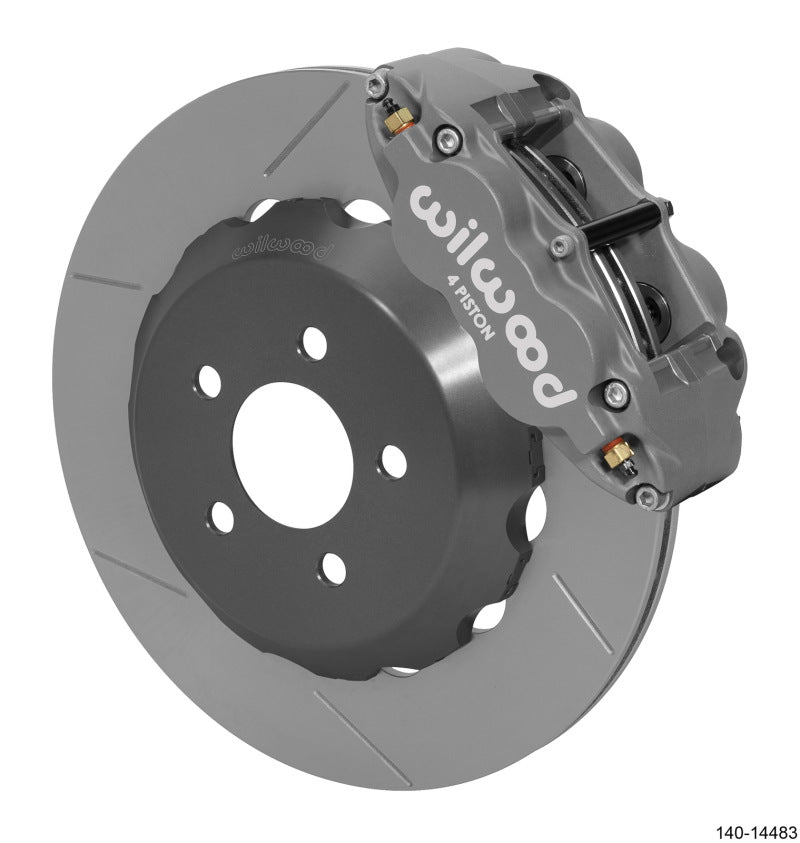 Wilwood 15+ Ford Mustang Forged Superlite 4R Rear Big Brake Kit 14.00in Rotor (Anodized) - My Store