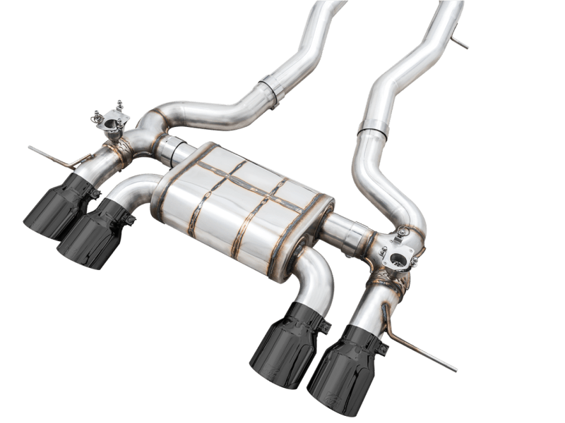 AWE SwitchPath Catback Exhaust for BMW G8X M3/M4 - Diamond Black Tips - My Store