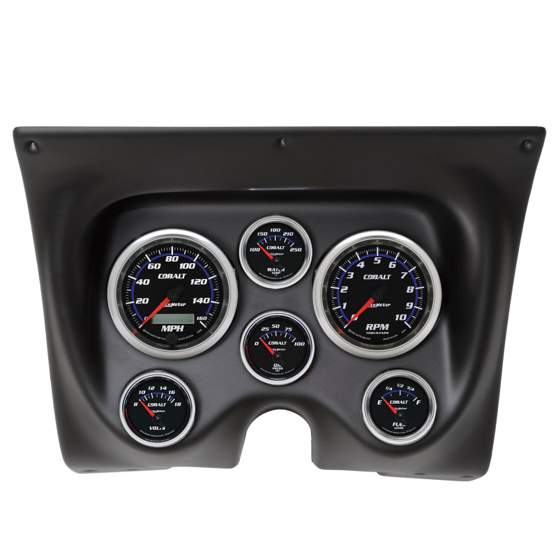 Autometer Cobalt 67-68 Camaro/Firebird Dash Kit 6pc Tach / MPH / Fuel / Oil / Wtmp / Volt - My Store