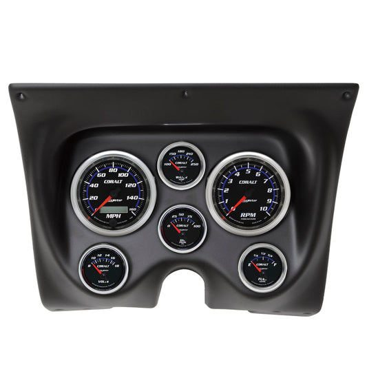 Autometer Cobalt 67-68 Camaro/Firebird Dash Kit 6pc Tach / MPH / Fuel / Oil / Wtmp / Volt - My Store