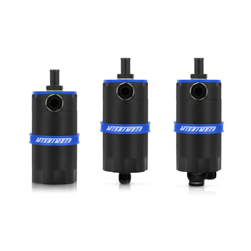 Mishimoto Universal Baffled Oil Catch Can - Blue - Mammoth Racing -