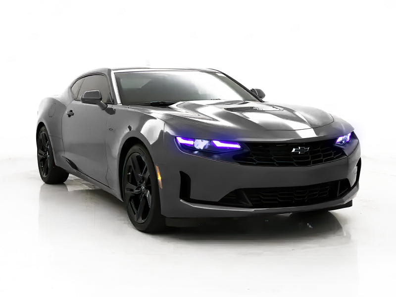Oracle 19-21 Chevy Camaro LS/LT RGB+A Headlight DRL Upgrade Kit - ColorSHIFT w/o Controller - Mammoth Racing -